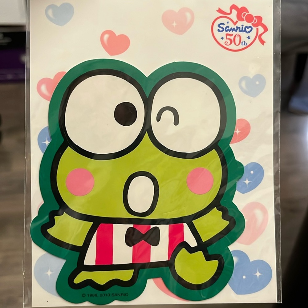 50th Anniversary Keroppi Sticker